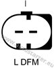 CA1560IR Alternator Seat, Skoda, VW