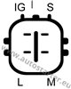 28-7697 Alternator Lexus, Toyota