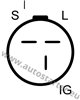 JA873 IR Alternator Isuzu, Opel, Vauxhall