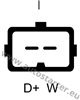 CA740 Alternator Seat VW