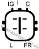 CA2078IR Alternator Honda
