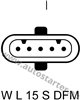 48-7908 Alternator Marcedes Benz Mercedes Bus